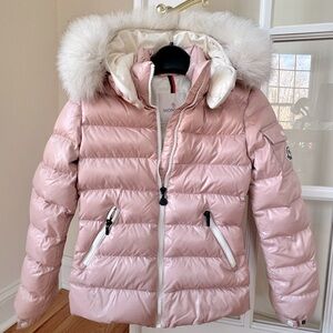 Beautiful 10Y Girl Moncler puffer coat with real fur hood